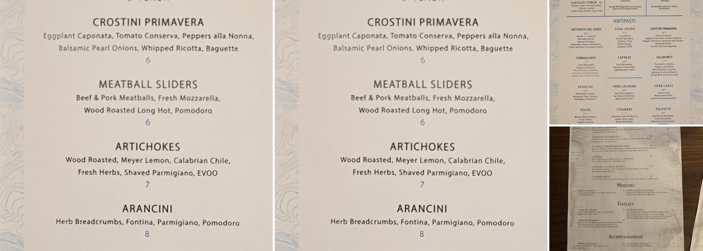 il Verdi Menu