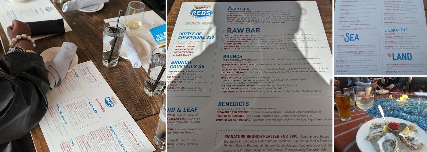 Whiskey Red's Menu