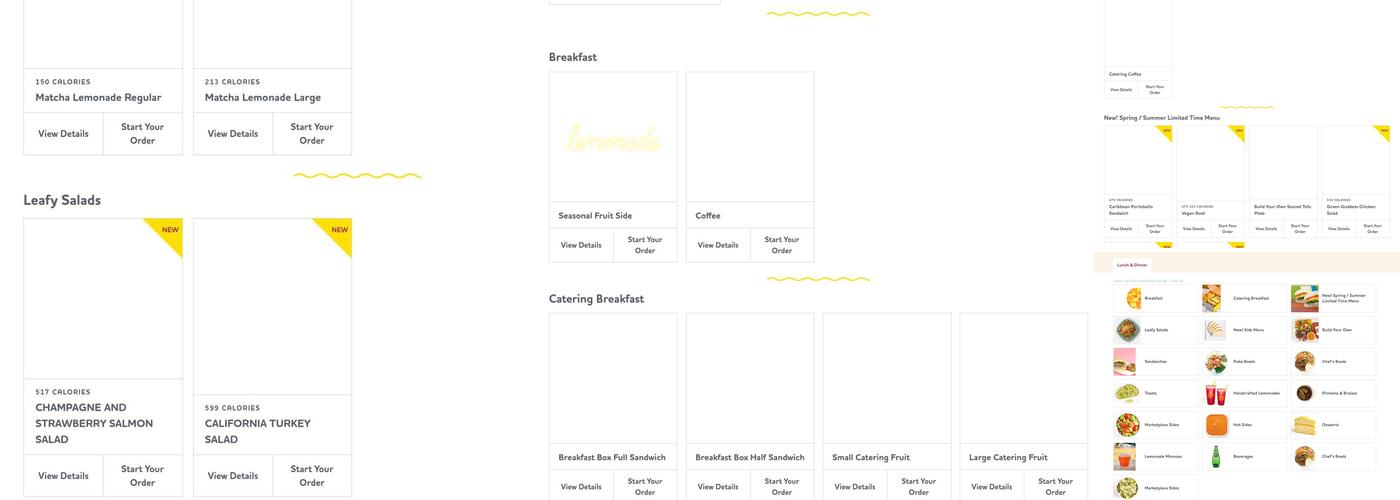 Lemonade Restaurant Menu