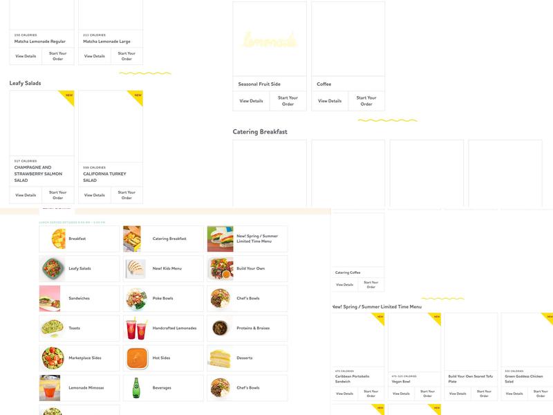 Lemonade Restaurant Menu