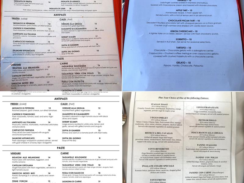 Modo Mio - cucina rustica Menu