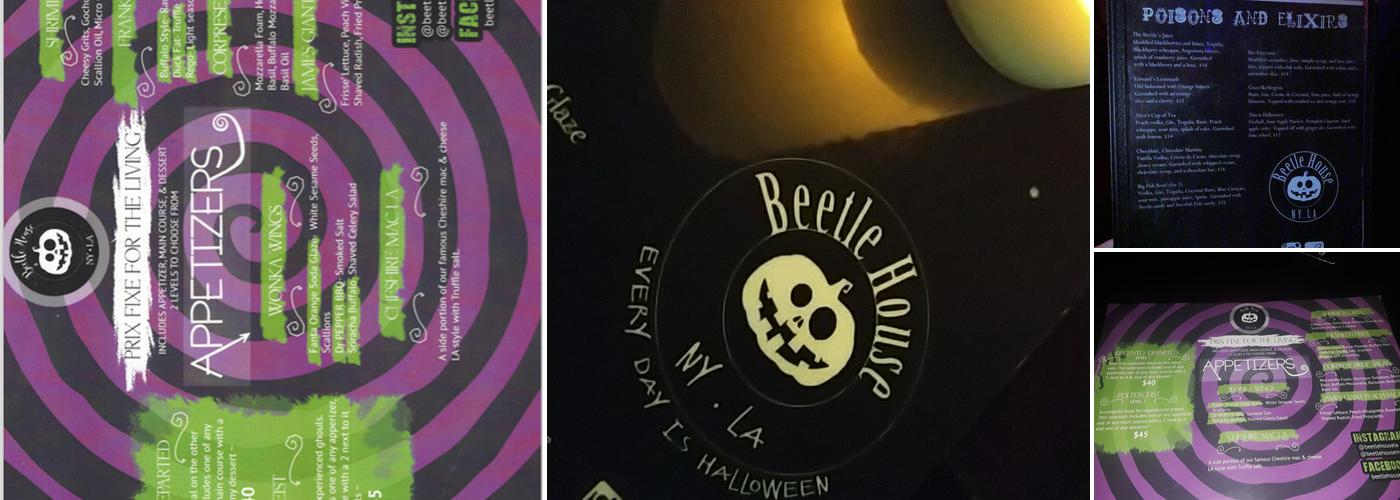 Beetle House LA Menu