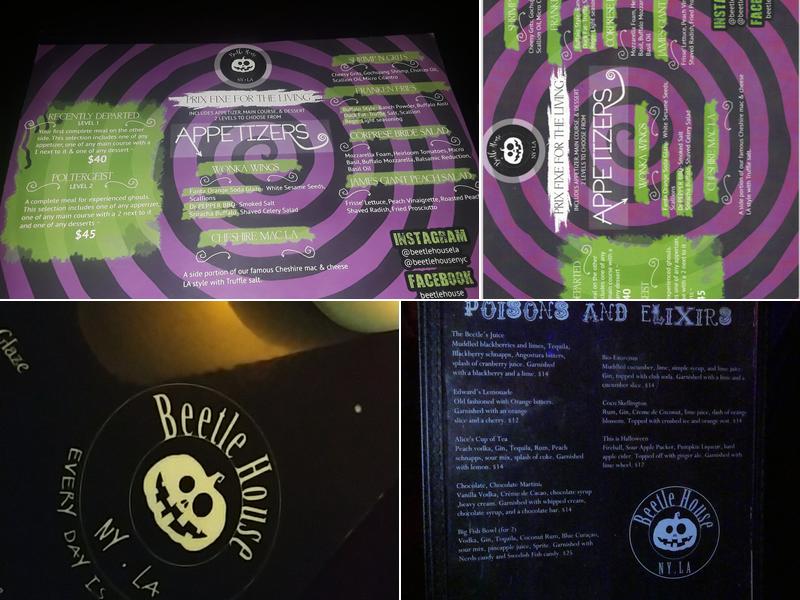 Beetle House LA Menu