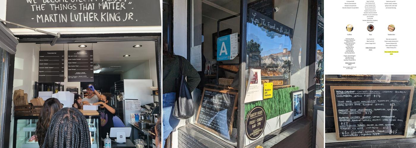 Lou, The French On The Block Menu