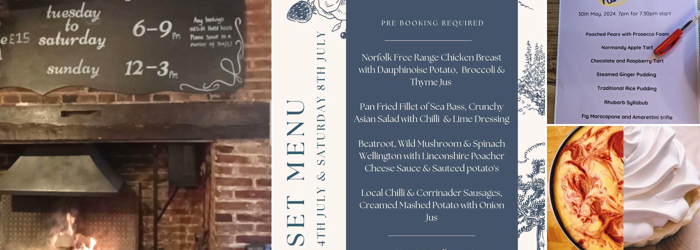 The Star at Lidgate Menu