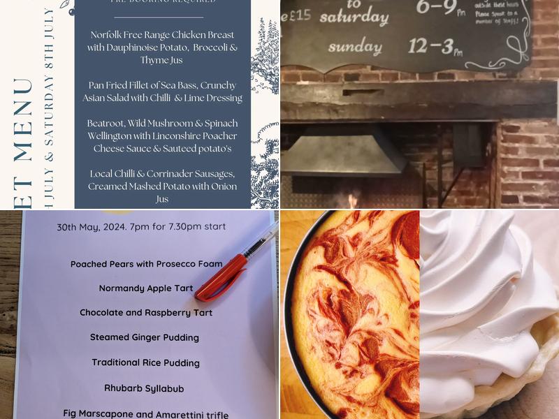 The Star at Lidgate Menu