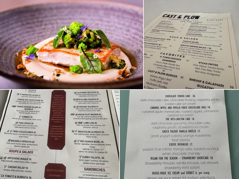 Cast & Plow Menu
