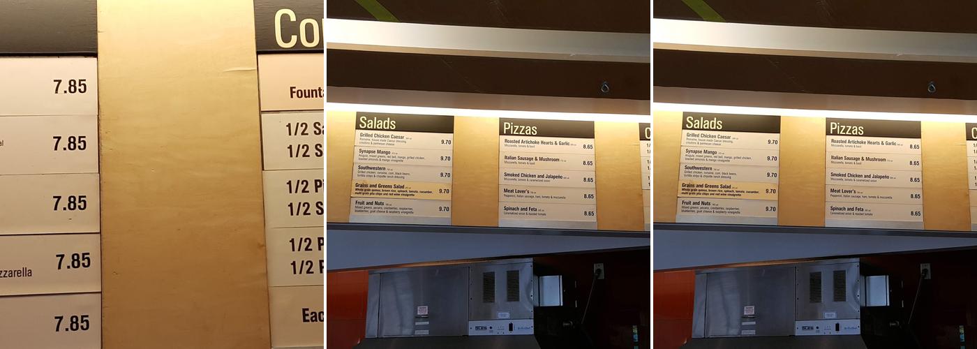 Cafe Synapse Menu