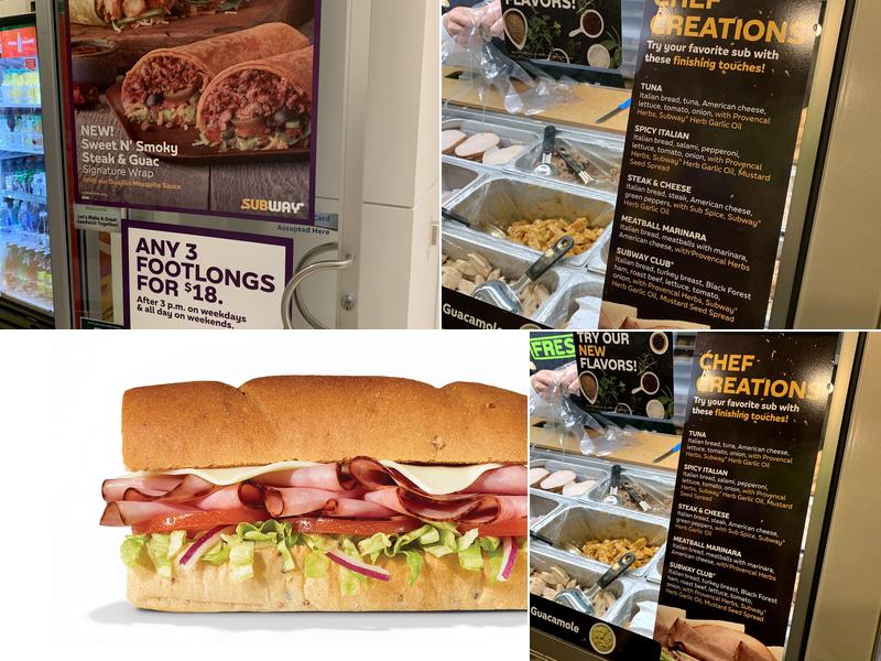Subway Menu