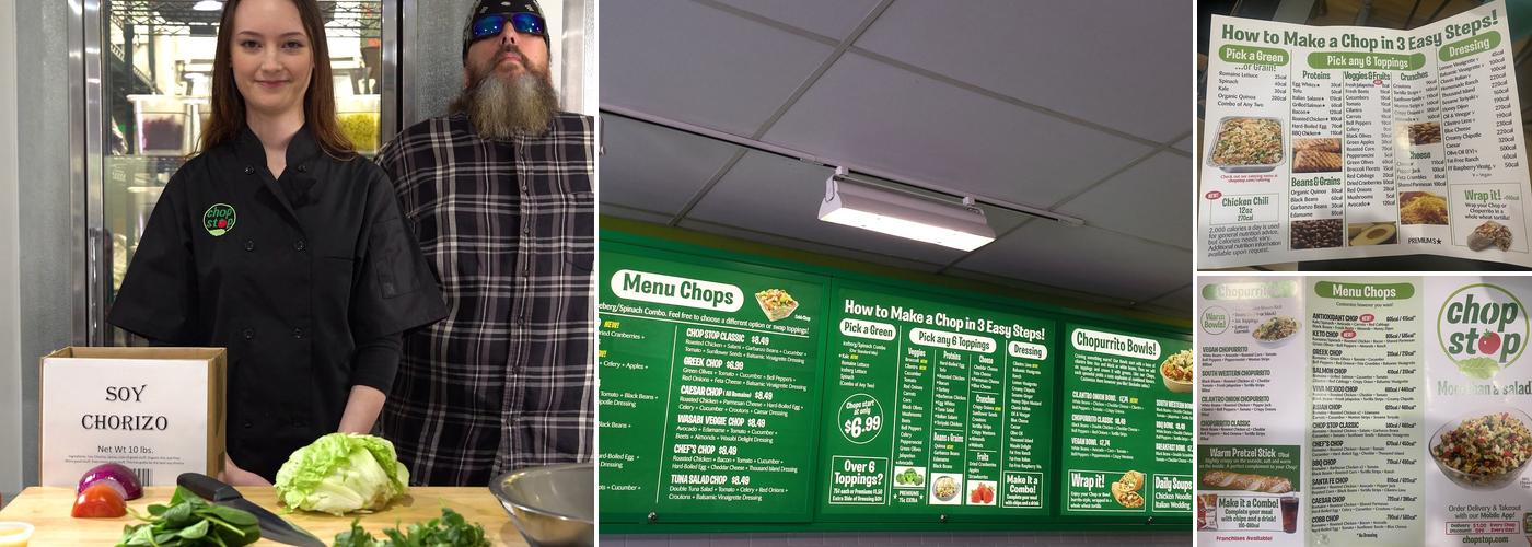 Chop Stop Menu