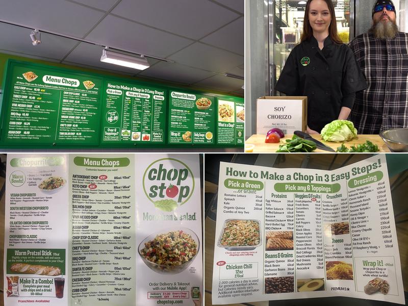 Chop Stop Menu