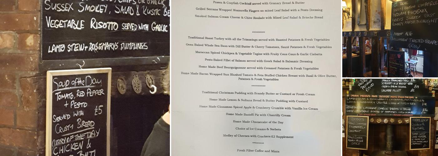 The Queens Head Menu