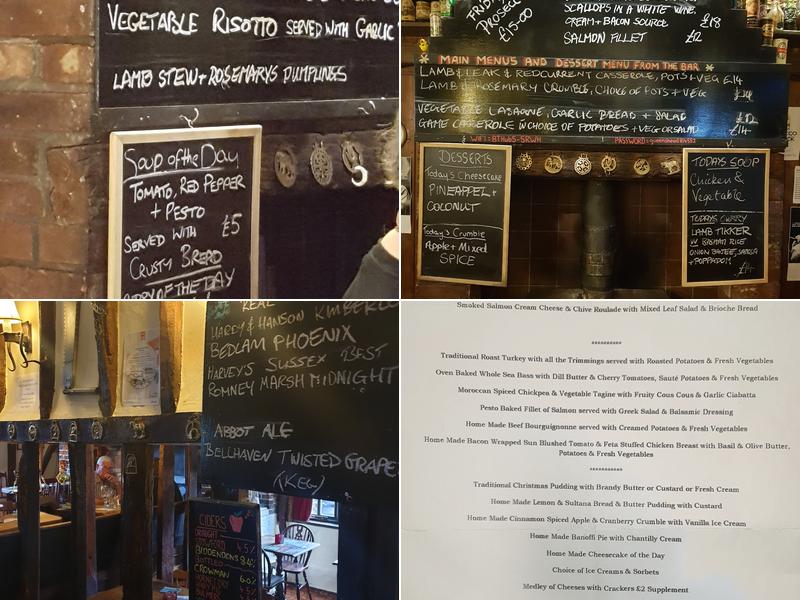 The Queens Head Menu