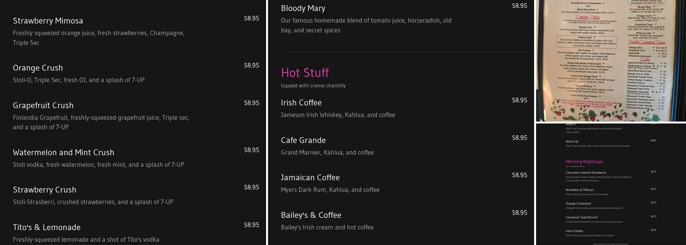 The Bayside Skillet Menu