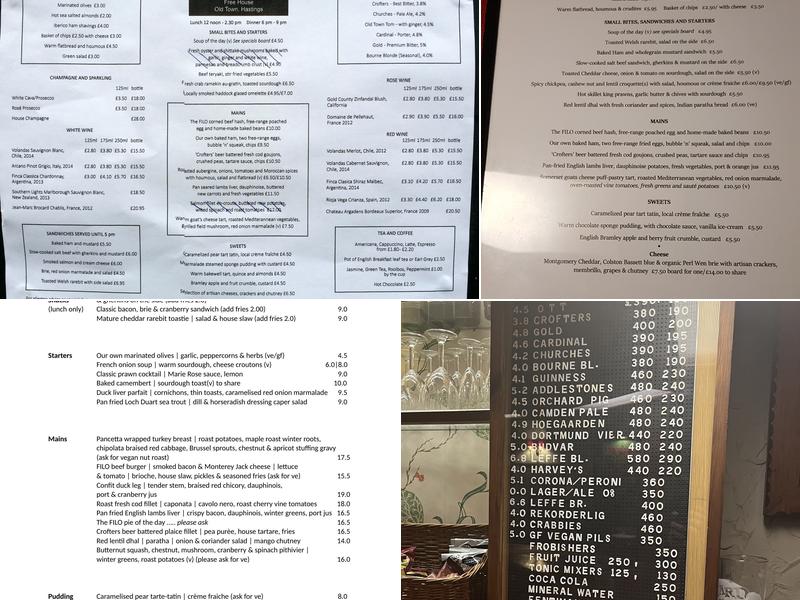 First In Last Out Menu