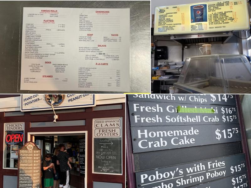 D B Fries Menu