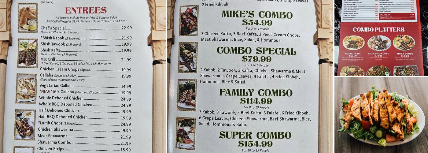 Kabob Hut Menu
