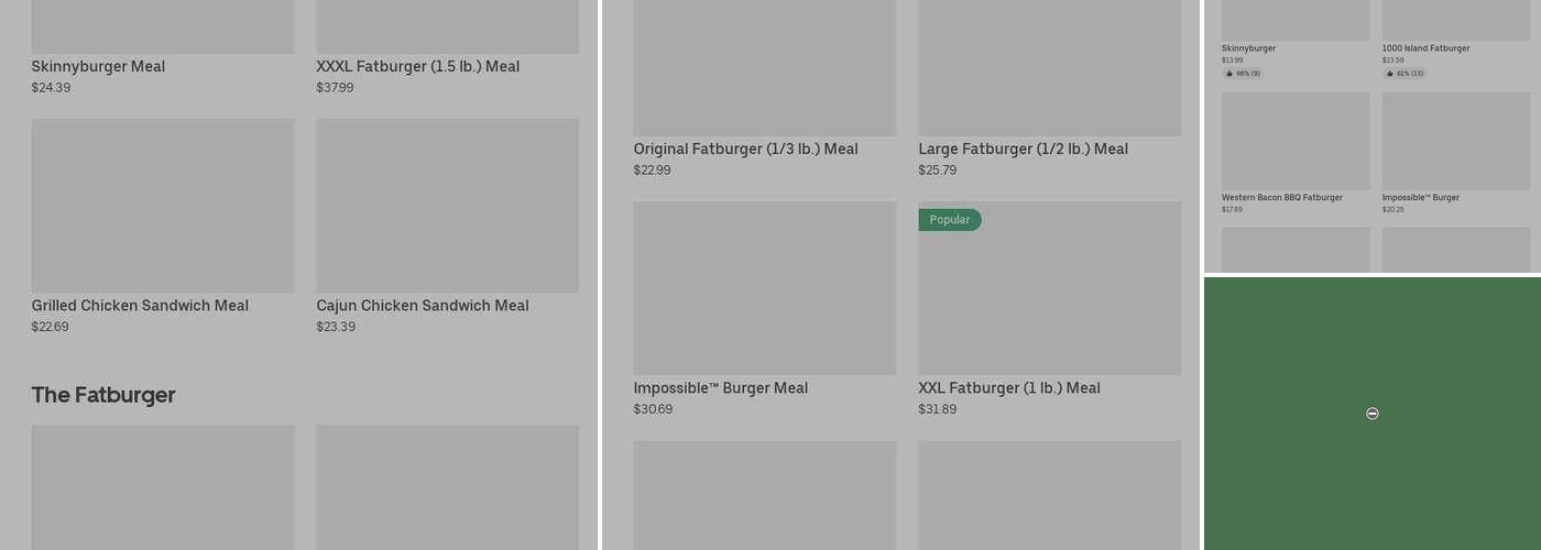 Fatburger Menu