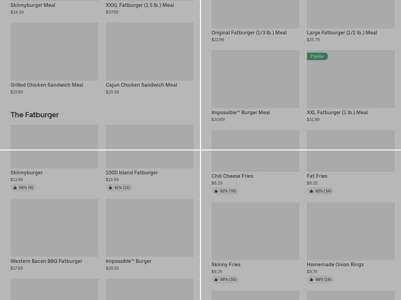 Fatburger Menu