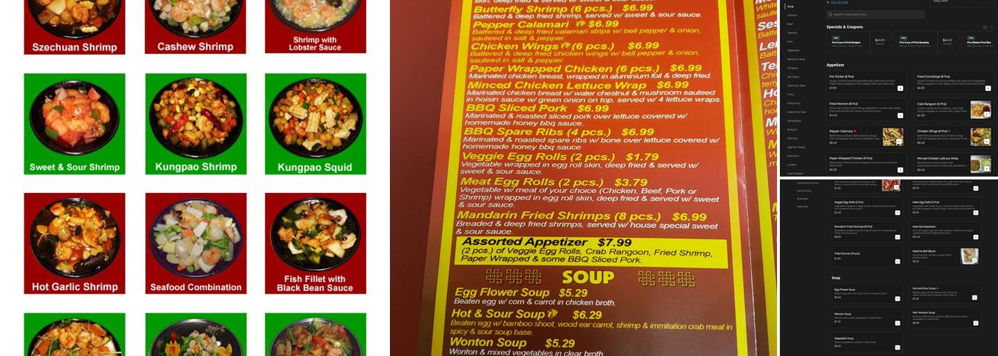 Mandarin Express Menu