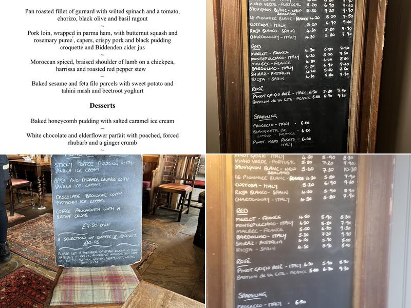 The Three Chimneys Menu