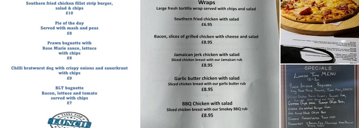 Rainham Arms Menu