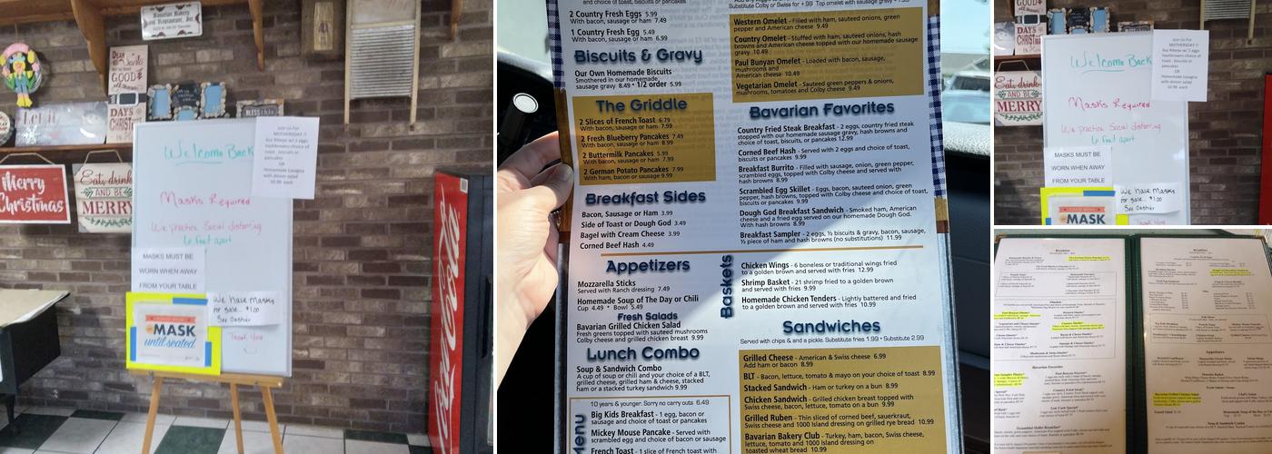 Bavarian Bakery & Restaurant Menu