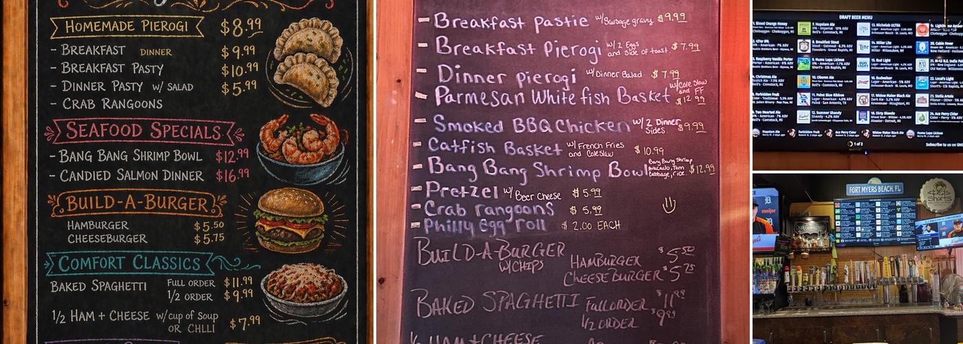 Barnacle Bill's Menu