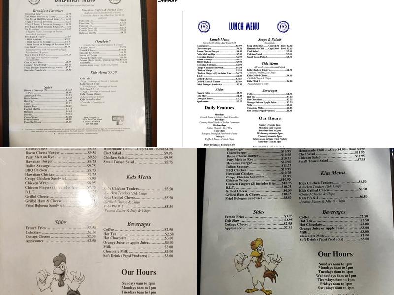 Hub Central 185 Menu