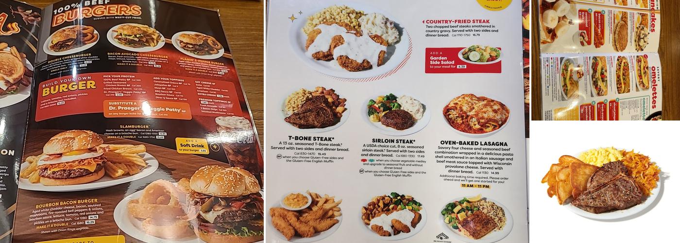 Denny's Menu