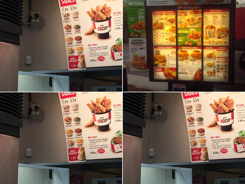 KFC Menu