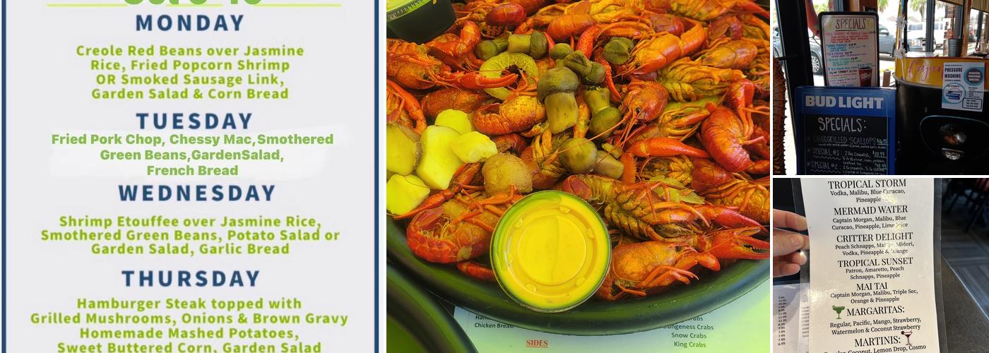 Cajun Critters Menu