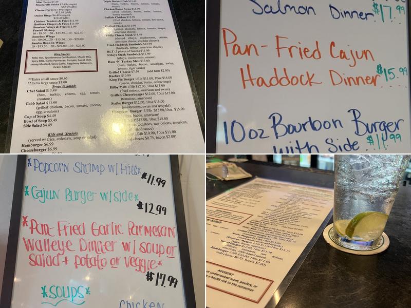 Hilby's Restaurant & Sports Bar Menu