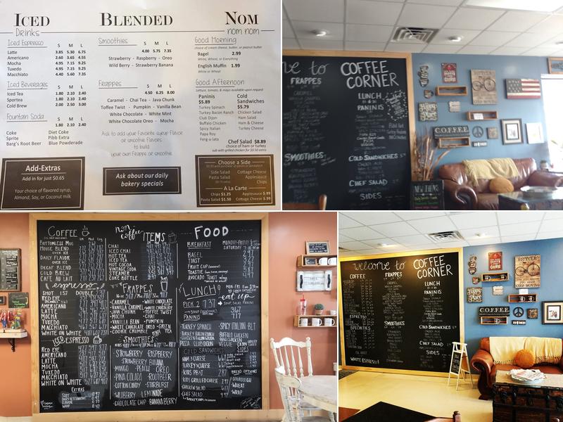 Coffee Corner Menu