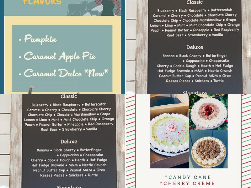 Country Style Ice Cream & Coffee Menu