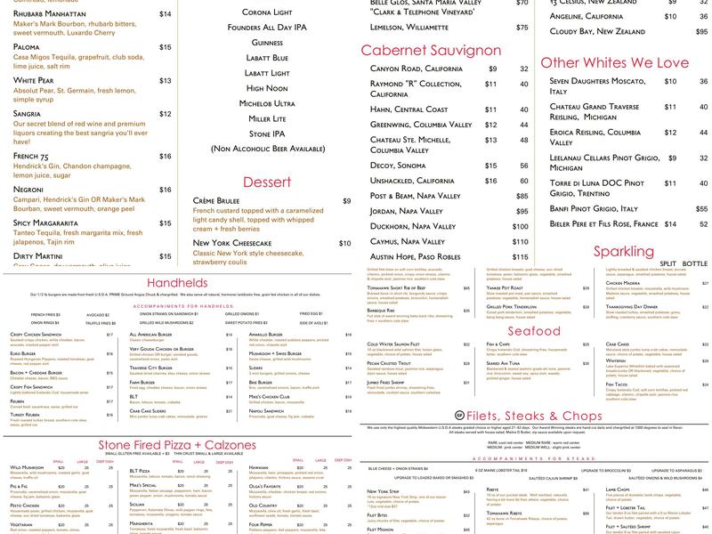 Lyon Grill Menu