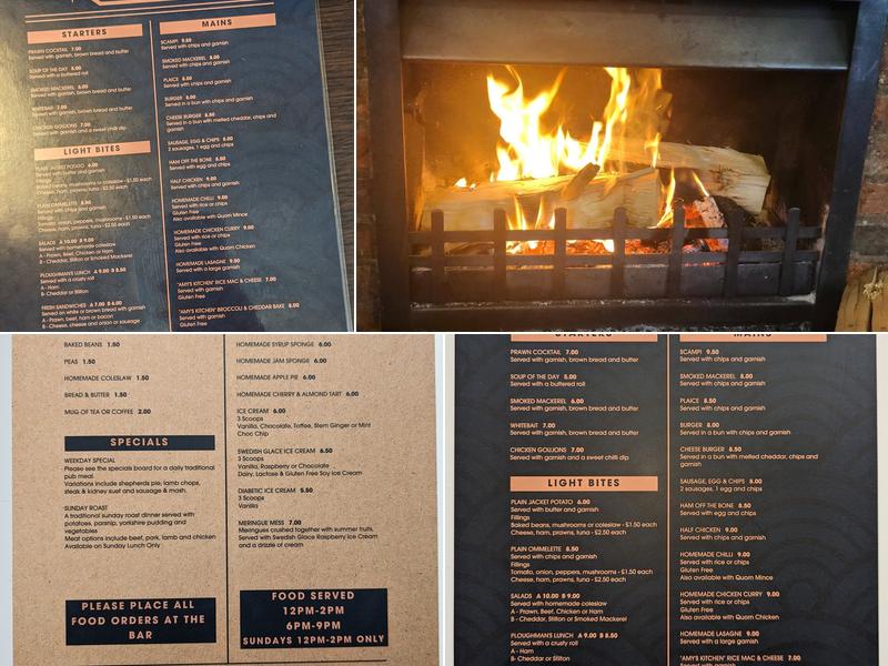 Eight Bells Bures Menu