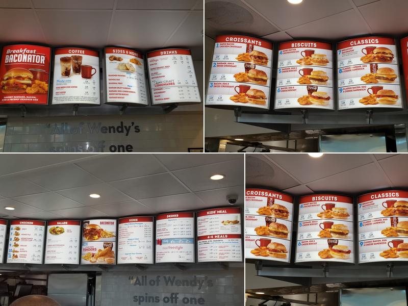 Wendy's Menu