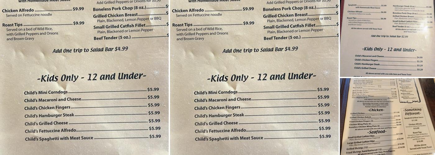 43 Grill Menu