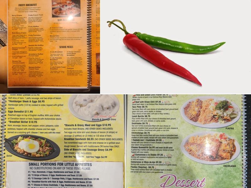 Las Marias Menu