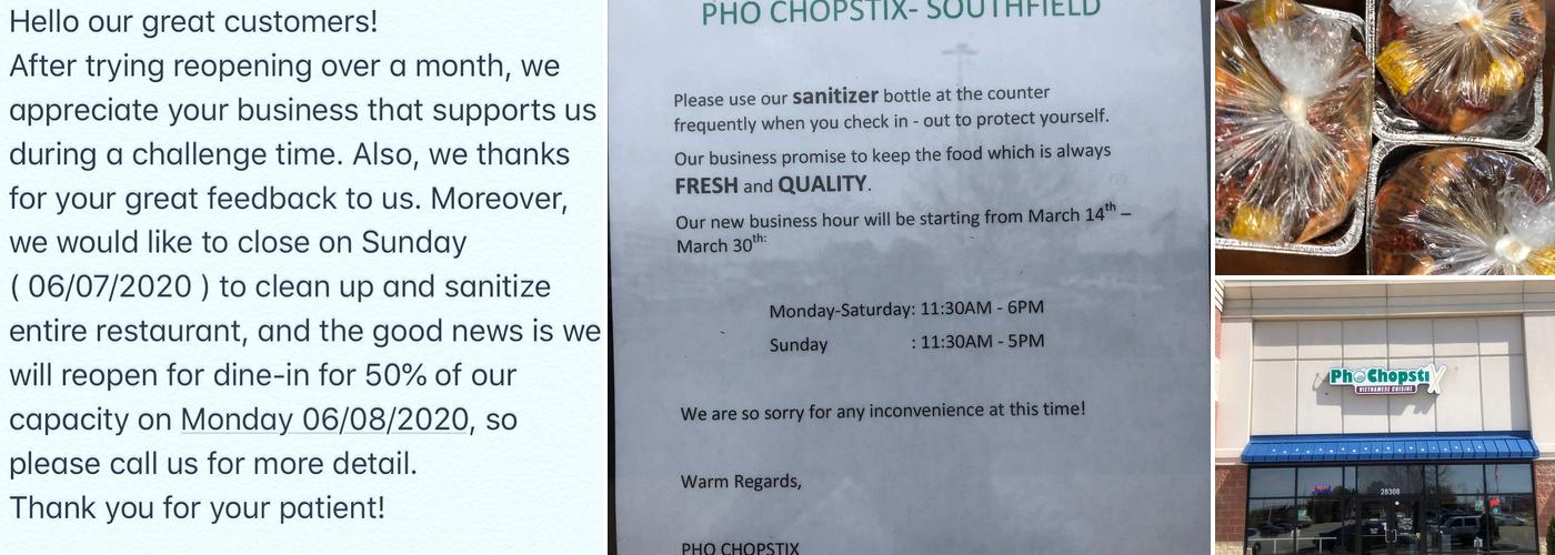 Pho Chopstix - Southfield