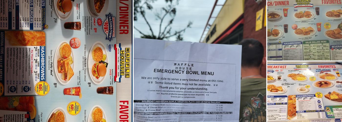 Waffle House Menu