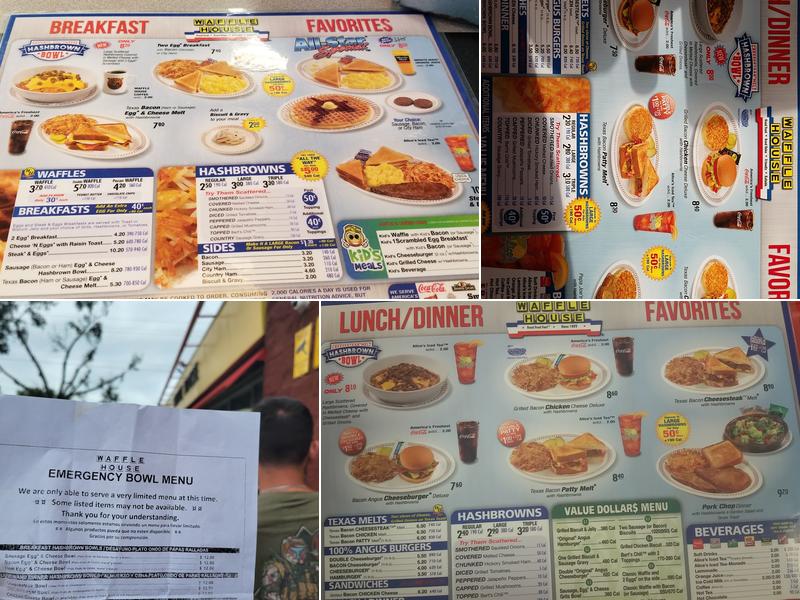 Waffle House Menu