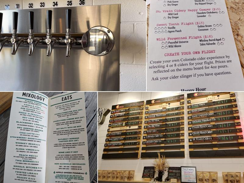 St. Vrain Cidery Menu