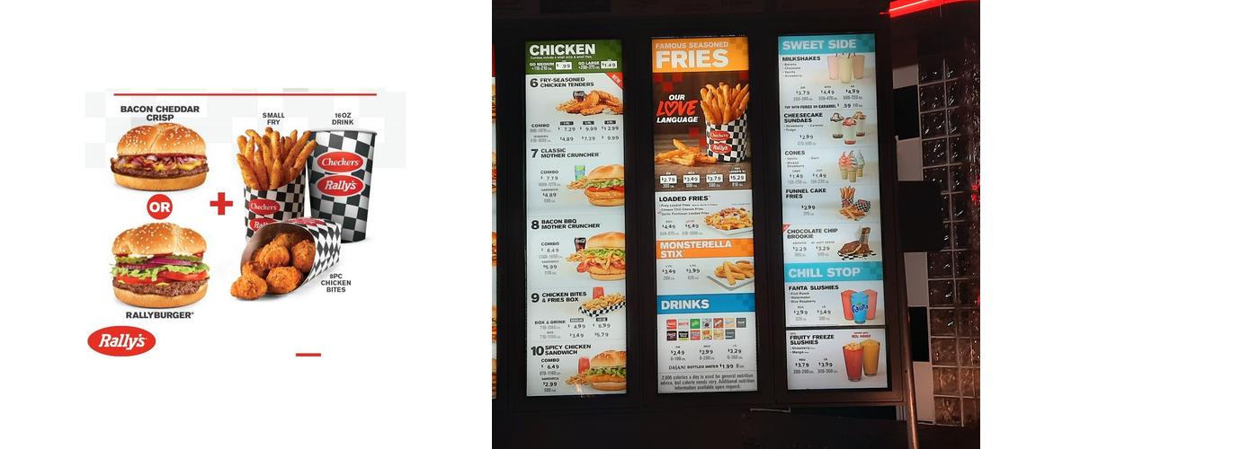 Checkers Menu