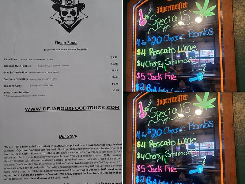 Night Owl Lounge Menu