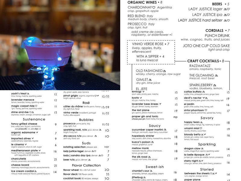 Bar Max Menu