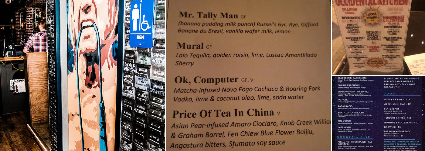 Occidental Menu