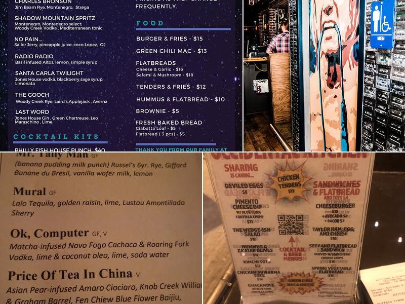 Occidental Menu