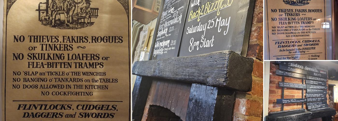 The Royal Oak Pub Menu